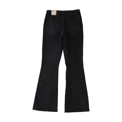 Black Solid Jeans