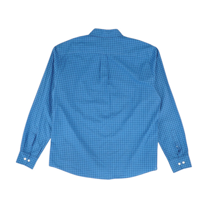 Blue Check Long Sleeve Button Down