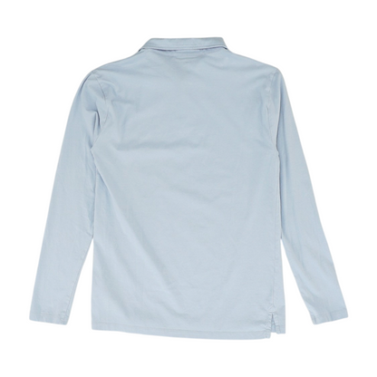 Blue Long Sleeve Polo