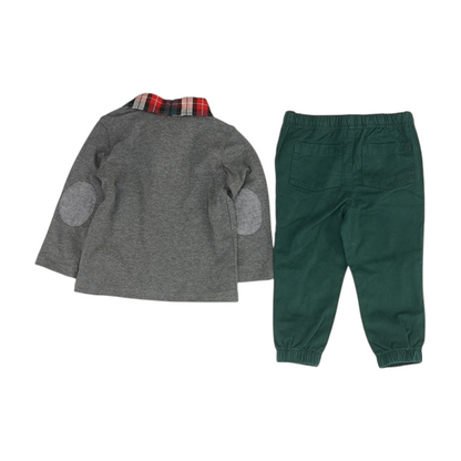 Gray Long Sleeve Set