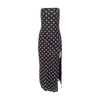 Black Polka Dot Midi Dress