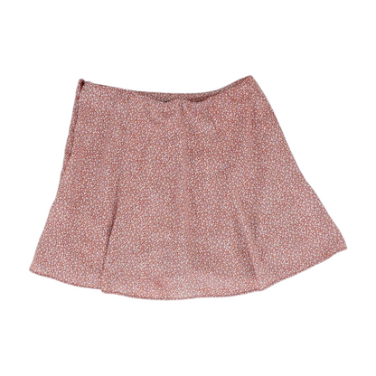 Red Floral Mini Skort