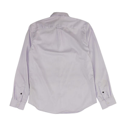 Lavender Solid Long Sleeve Button Down