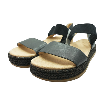 Black Flat Sandals