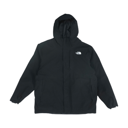 Black Solid Rain Jacket