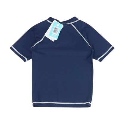 Navy Swim Top