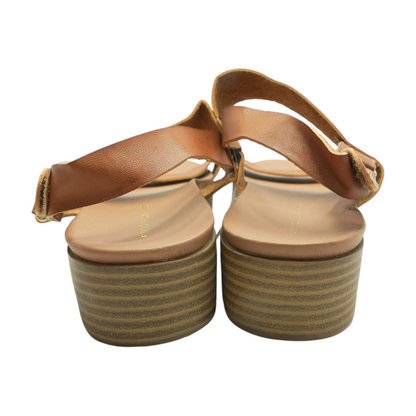 Brown Wedged Sandals