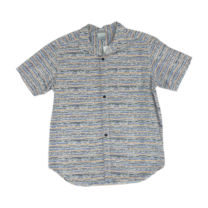 Multi Print Short Sleeve Button Down