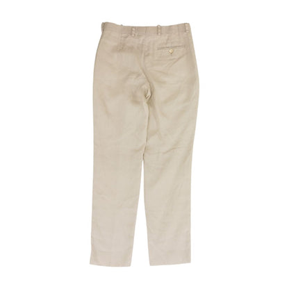 Tan Solid Chino Pants
