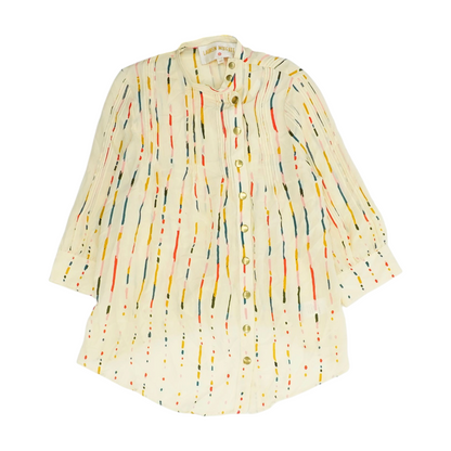 Beige Striped Blouse