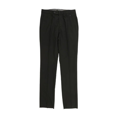 Black Solid Dress Pants