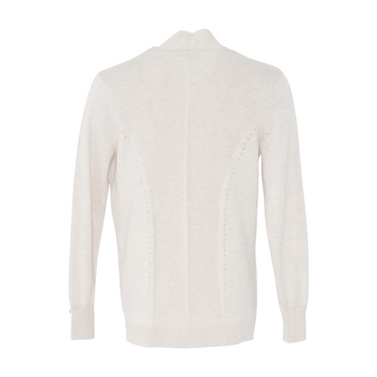 Beige Cardigan Sweater