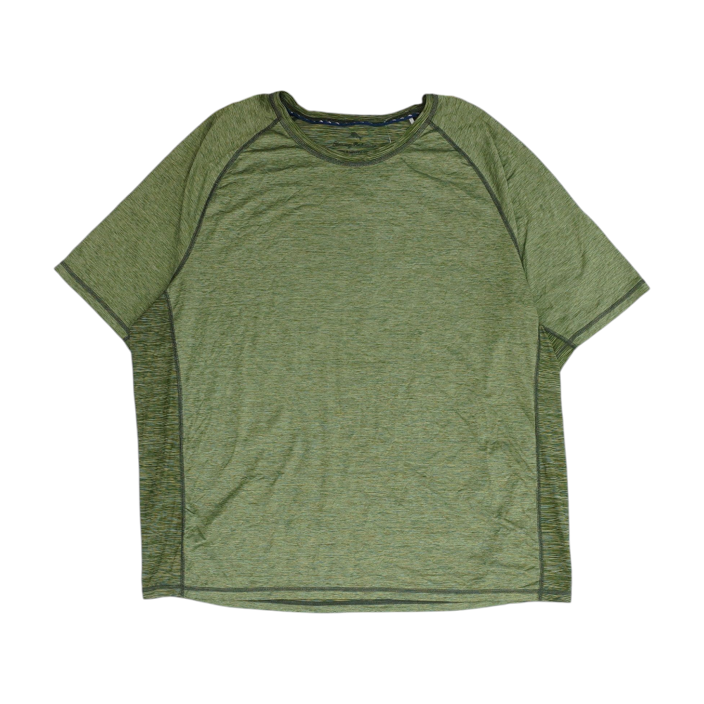 Tommy Bahama Green Solid Active T-Shirt – Image 1