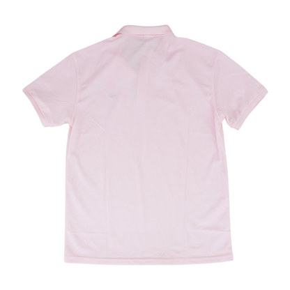 Pink Solid Short Sleeve Polo