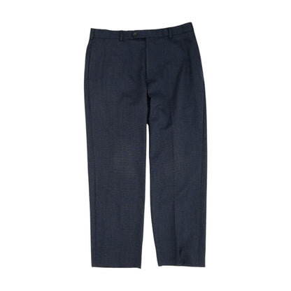 Navy Solid Dress Pants