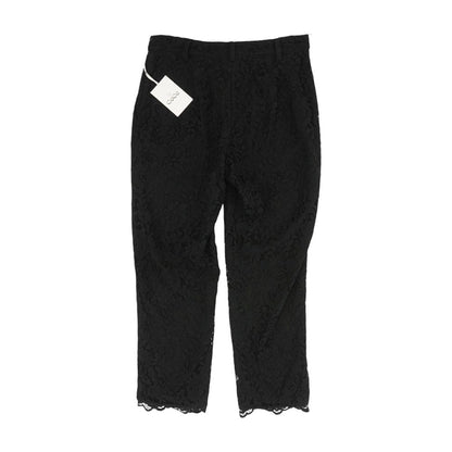 Black Solid Pants