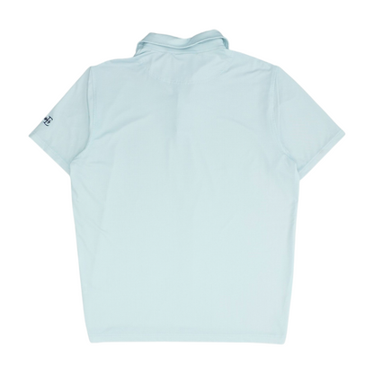 Blue Check Short Sleeve Polo