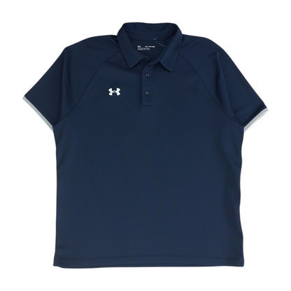 Navy Solid Short Sleeve Polo