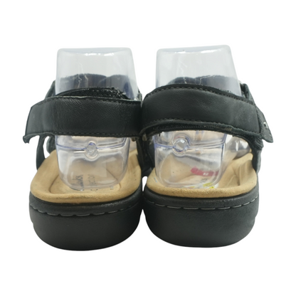 Black Flat Sandals
