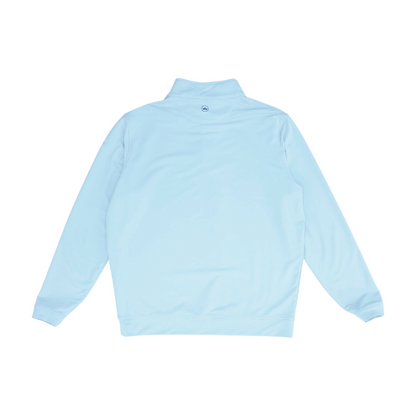 Gray Solid 1/4 Zip Pullover
