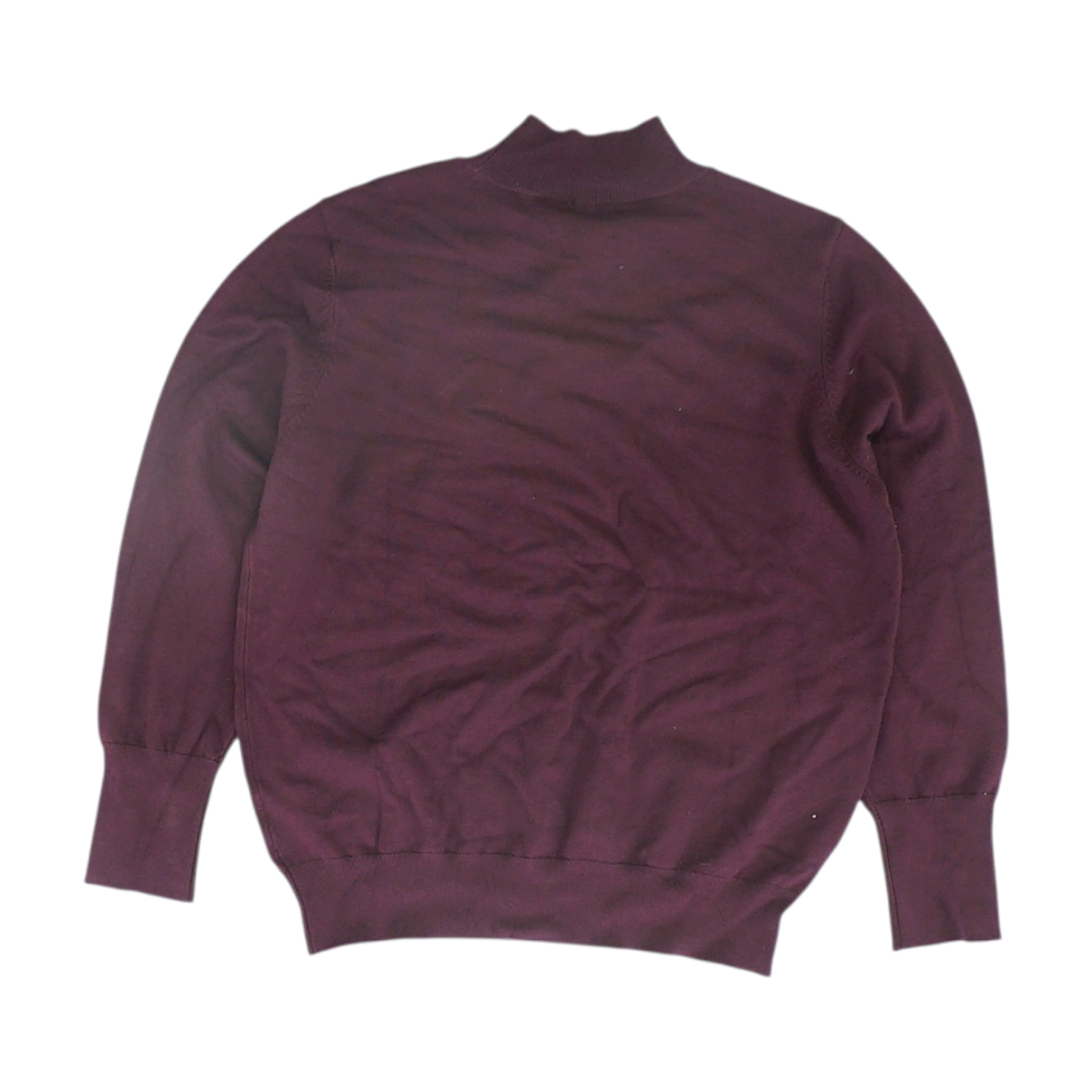Purple Petite Pullover Sweater