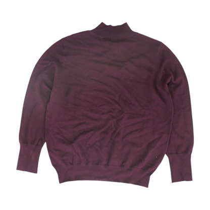 Purple Petite Pullover Sweater