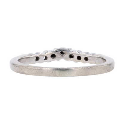 1/8 ctw 14K White Gold Diamond Band Ring