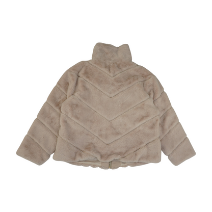 Beige Solid Jacket
