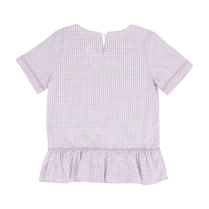 Purple Check Dress