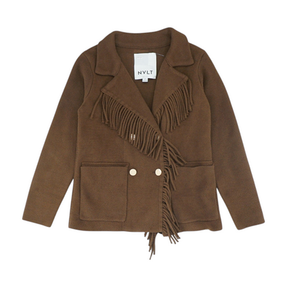 Brown Solid Jacket