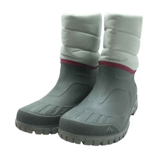 Gray Ankle Boots