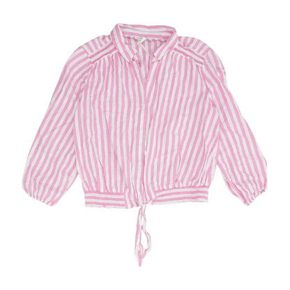 Pink Striped Button Down