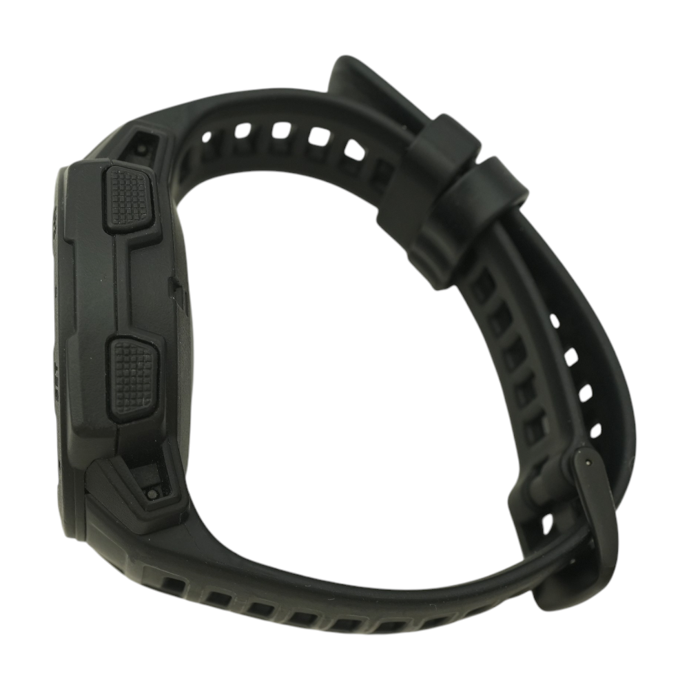 30mm Instinct Tactical Black Smartwatch Black Band S/M