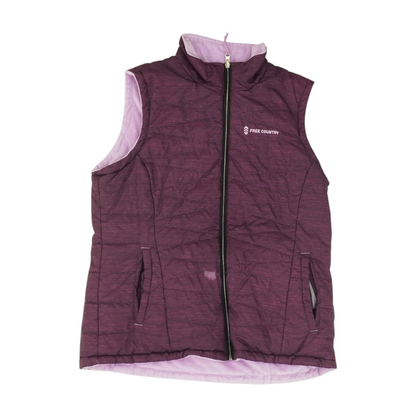 Purple Solid Active Vest