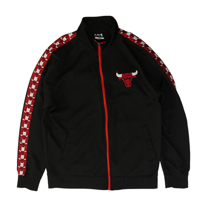 Black Chicago Bulls Solid Active Jacket