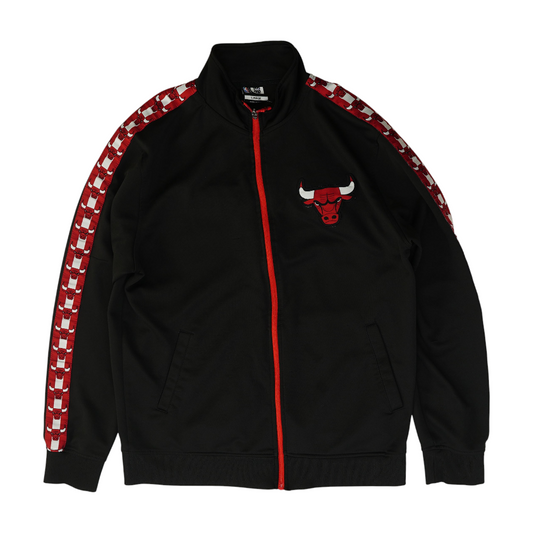 Black Chicago Bulls Solid Active Jacket