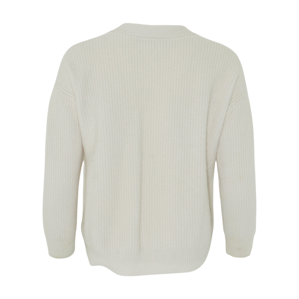 Cream Cardigan Sweater