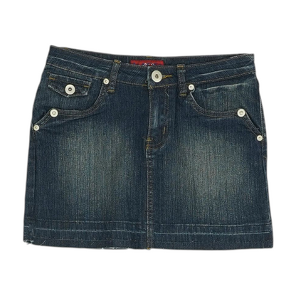 Blue Mini Skirt