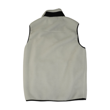 White Solid Active Vest