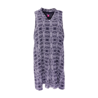 Black Print Mini Dress