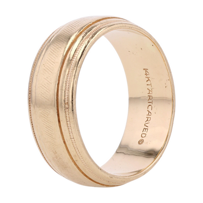 14K Yellow Gold Band Ring