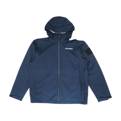 Navy Solid Rain Jacket