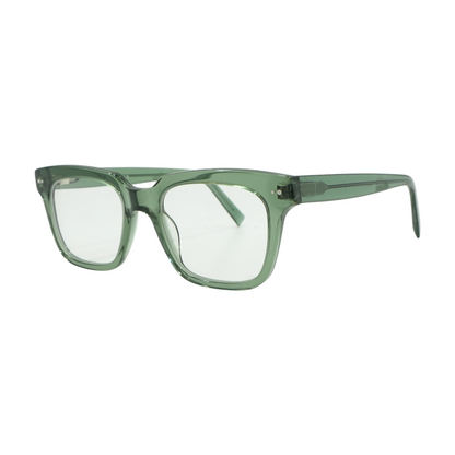 Green Winston M Rectangle Prescription Eyewear
