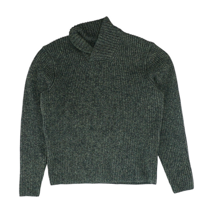 Olive Solid Pullover Sweater
