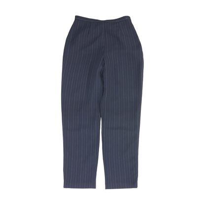 Gray Striped Regular Pants