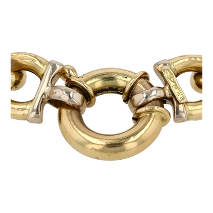 18K Yellow Gold Chain Bracelet