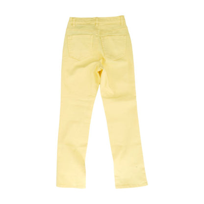 Yellow High Rise Relaxed Jeans