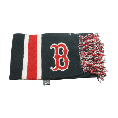 Multi Graphic Boston Red Sox Acrylic Scarf