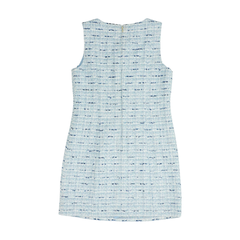 Blue Print Mini Dress