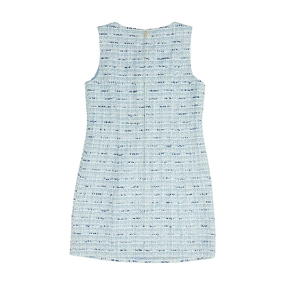 Blue Print Mini Dress